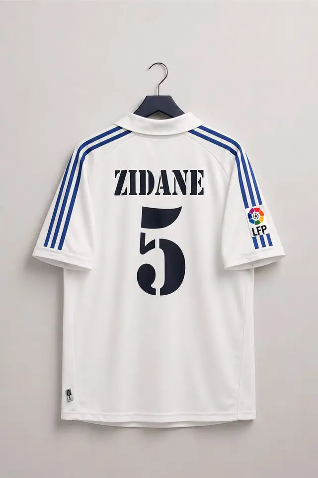 REAL MADRID 2001 HOME ZIDANE 5