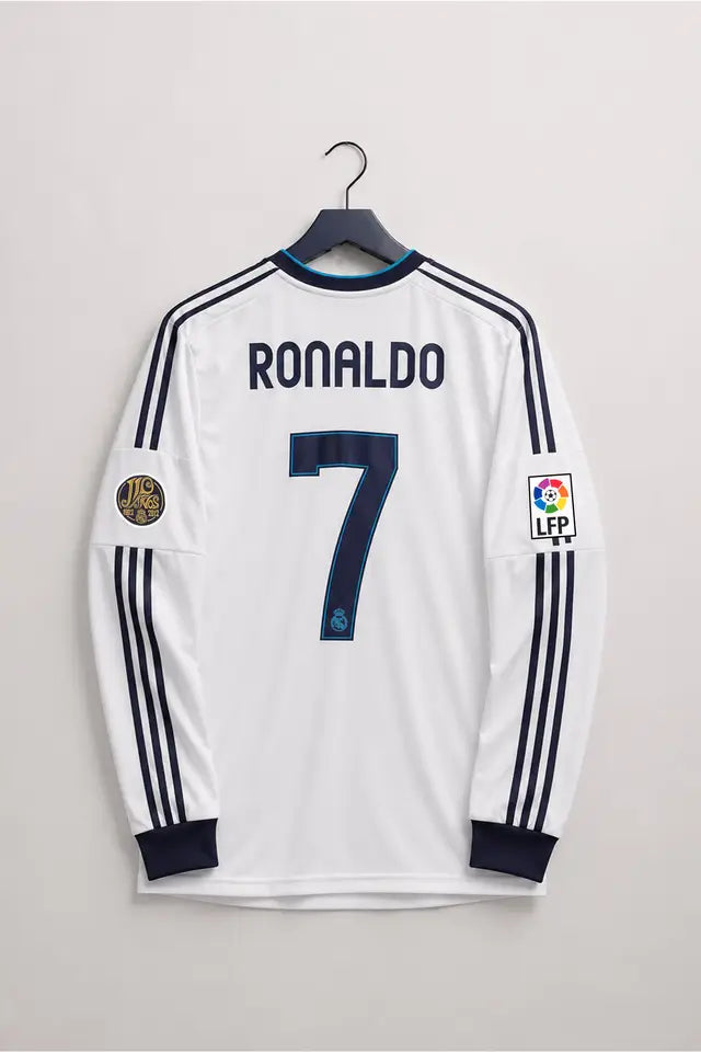 REAL MADRID 2013 HOME LONG SLEEVE RONALDO 7