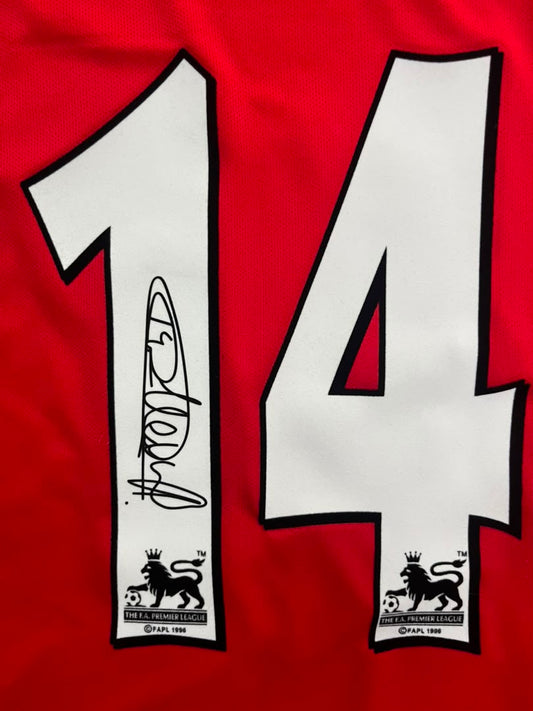 Thierry Henry SIGNED Arsenal 03/04 Home Jersey/Shirt - COA - 2003