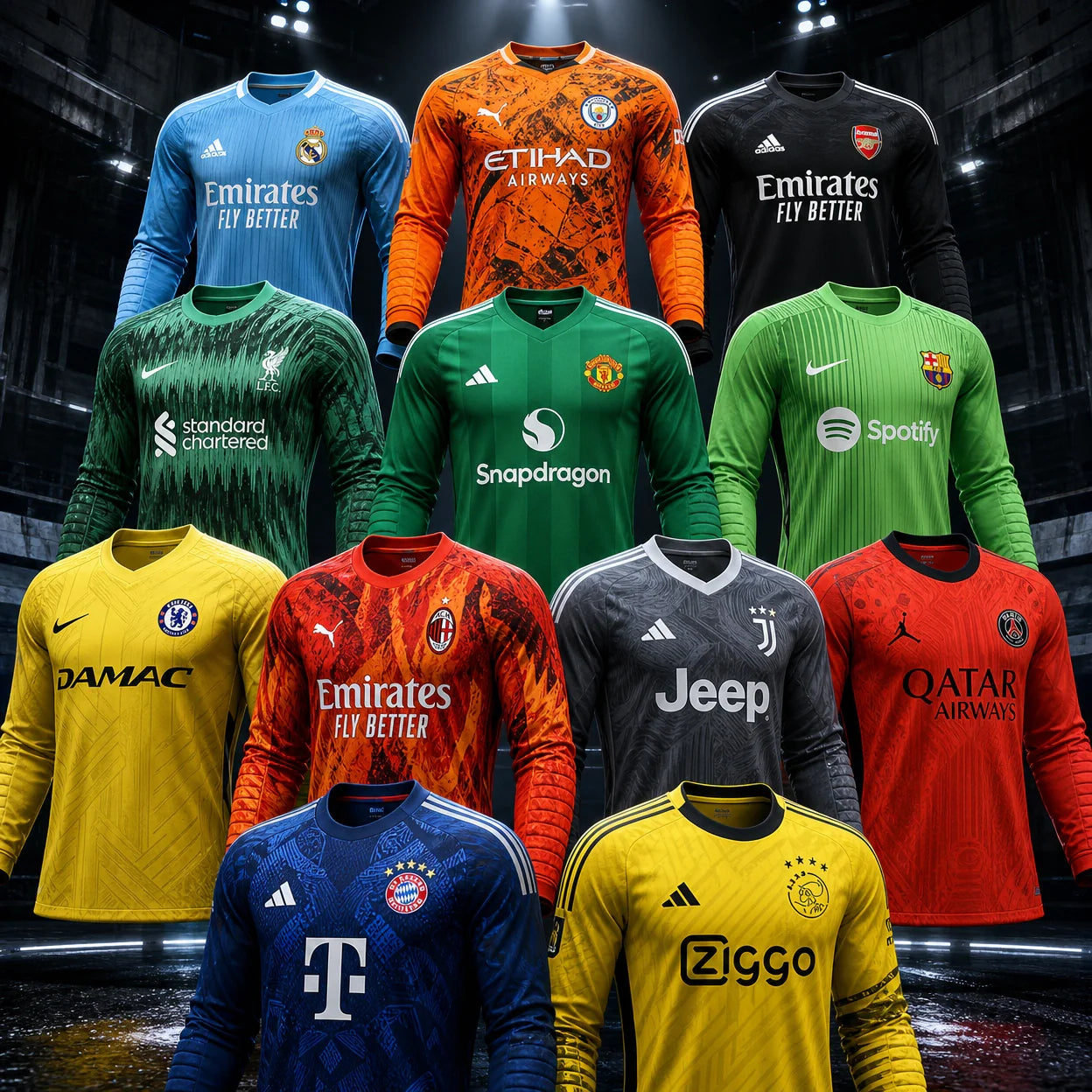 Club Teams - Goalkeeper Kits