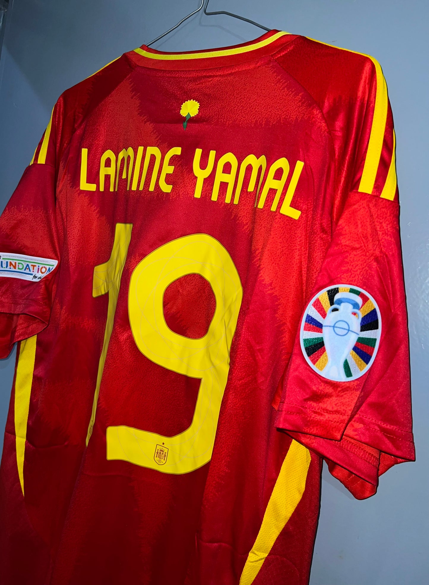Spain Euro 2024 Lamine Yamal #19