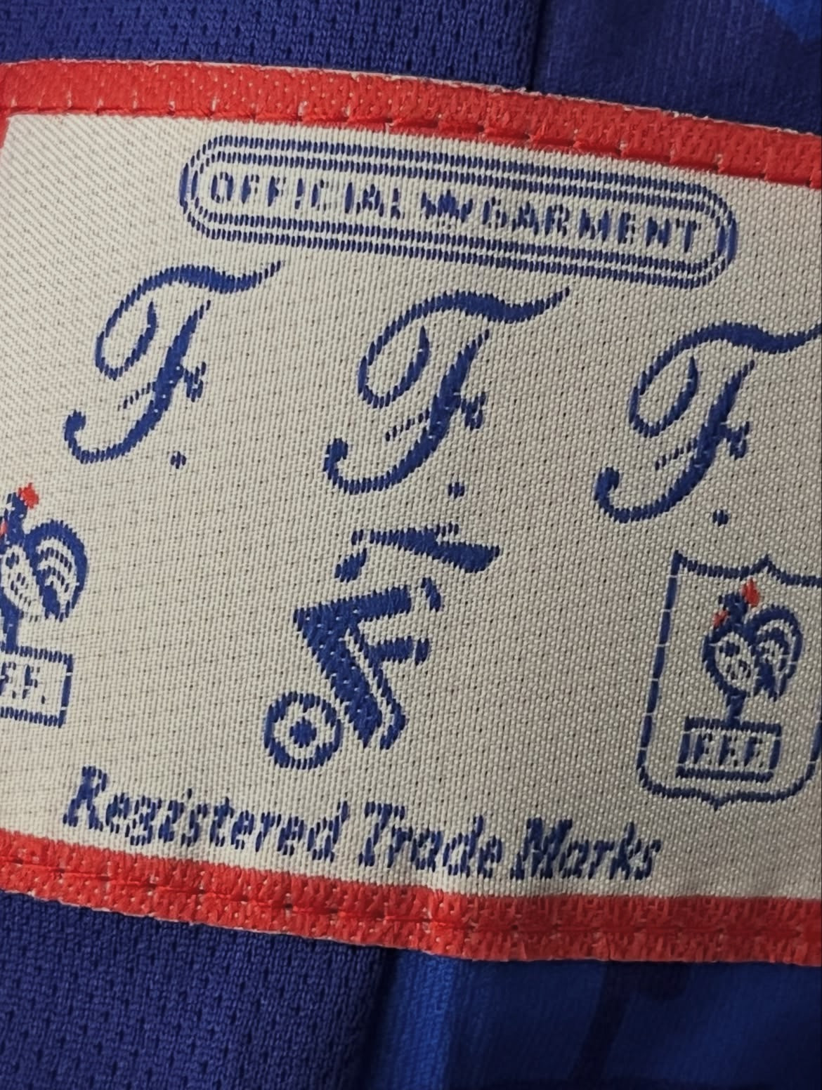 France Zidane Home Kit Euro1996