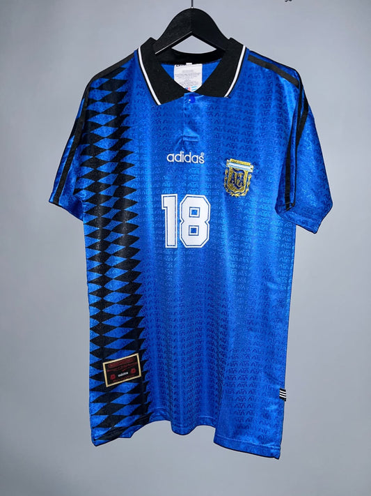 Argentina Scaloni Away Kit  1994 WorldCup
