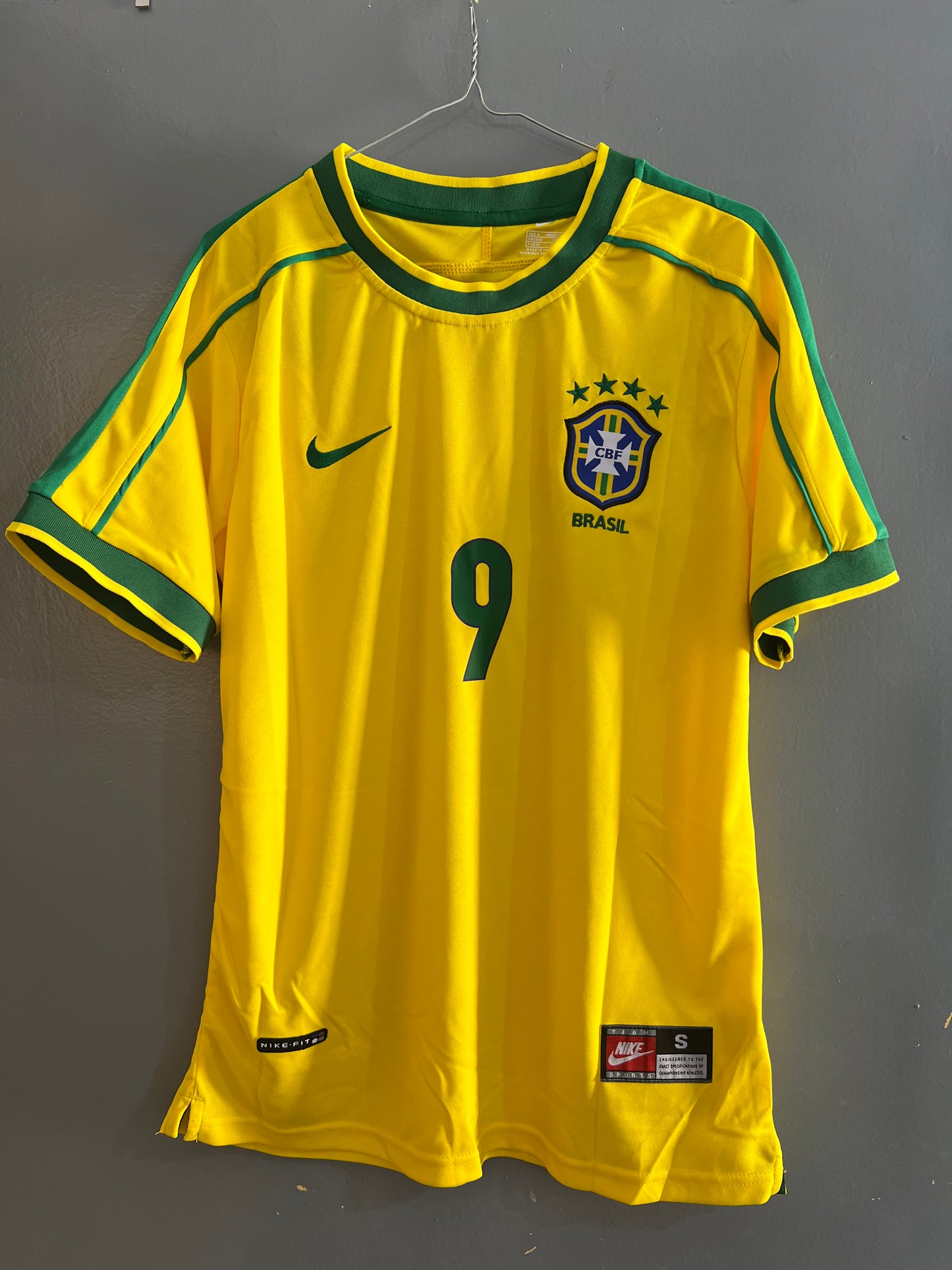 Brazil 1998 World Cup Ronaldo #9
