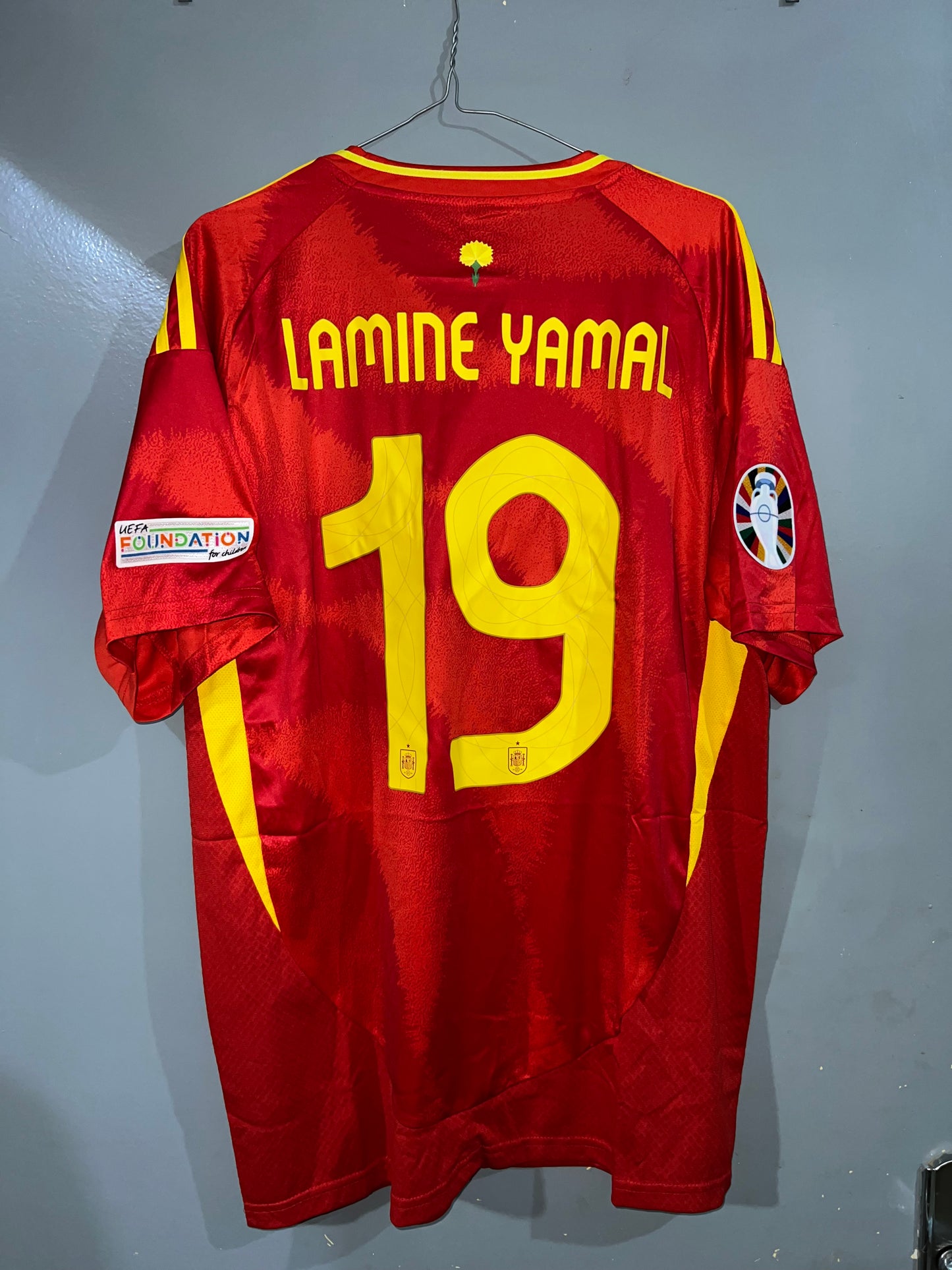 Spain Euro 2024 Lamine Yamal #19