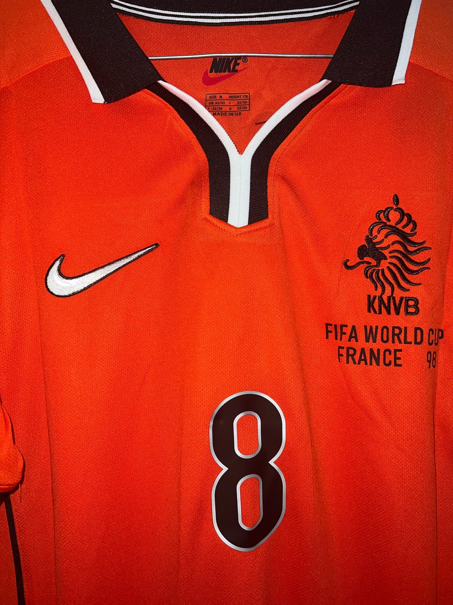 Netherland 1998 World cup Dennis Bergkamp #8