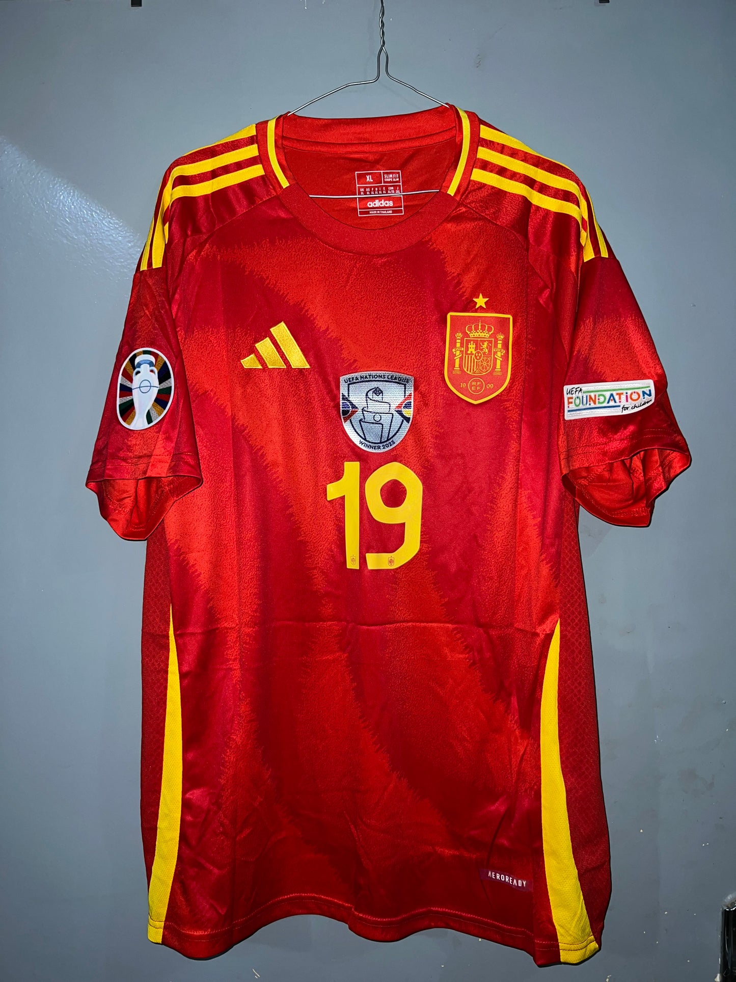 Spain Euro 2024 Lamine Yamal #19