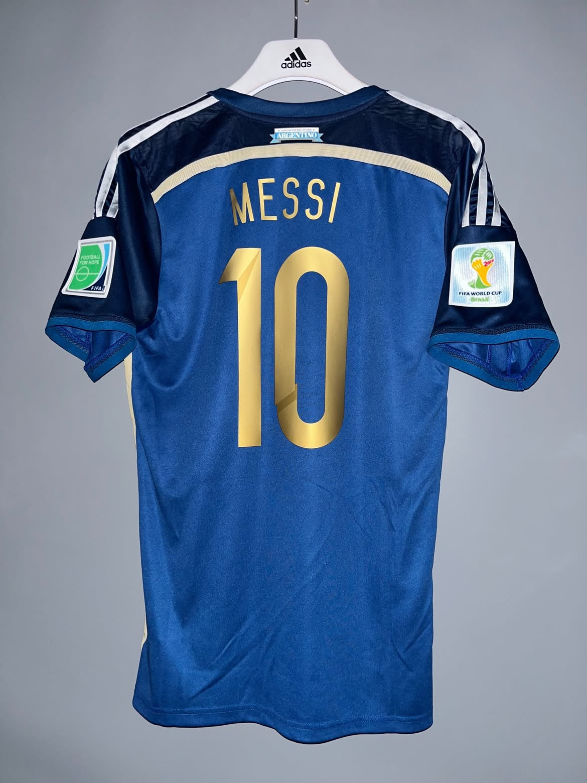 Argentina Away Kit Final WorldCup 2014 MESSI 10
