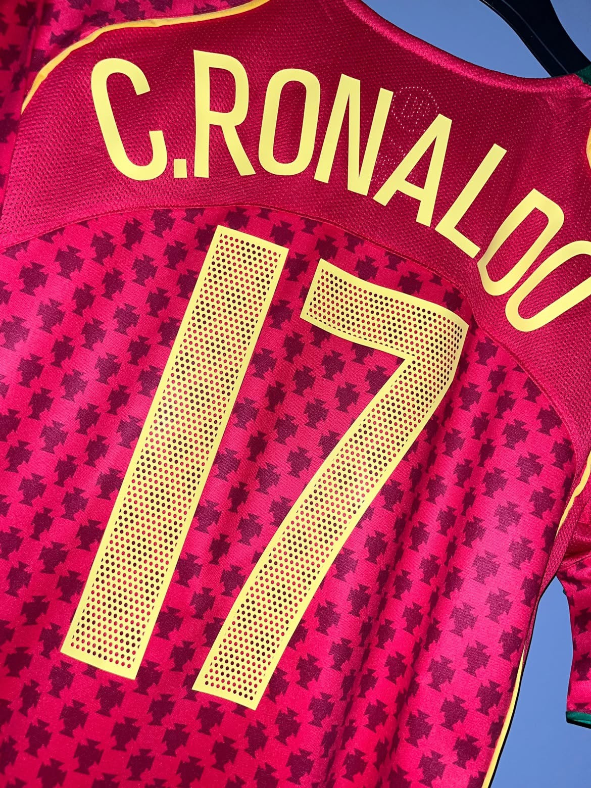 Portugal Home Jersey Euro 2004 Cristiano Ronaldo