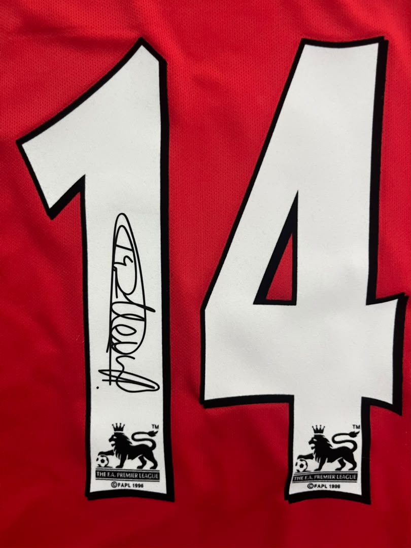 Thierry Henry SIGNED Arsenal 03/04 Home Jersey/Shirt - COA - 2003