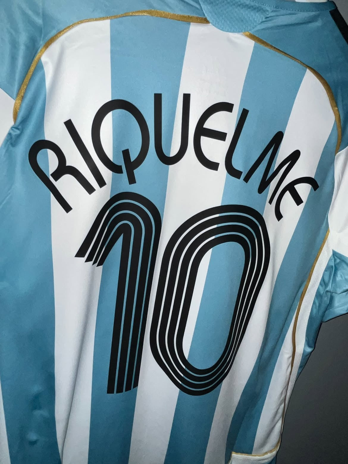 Juan Roman Riquelme #10 Argentina Home Jersey World Cup 2006 – Retro Football Shirt