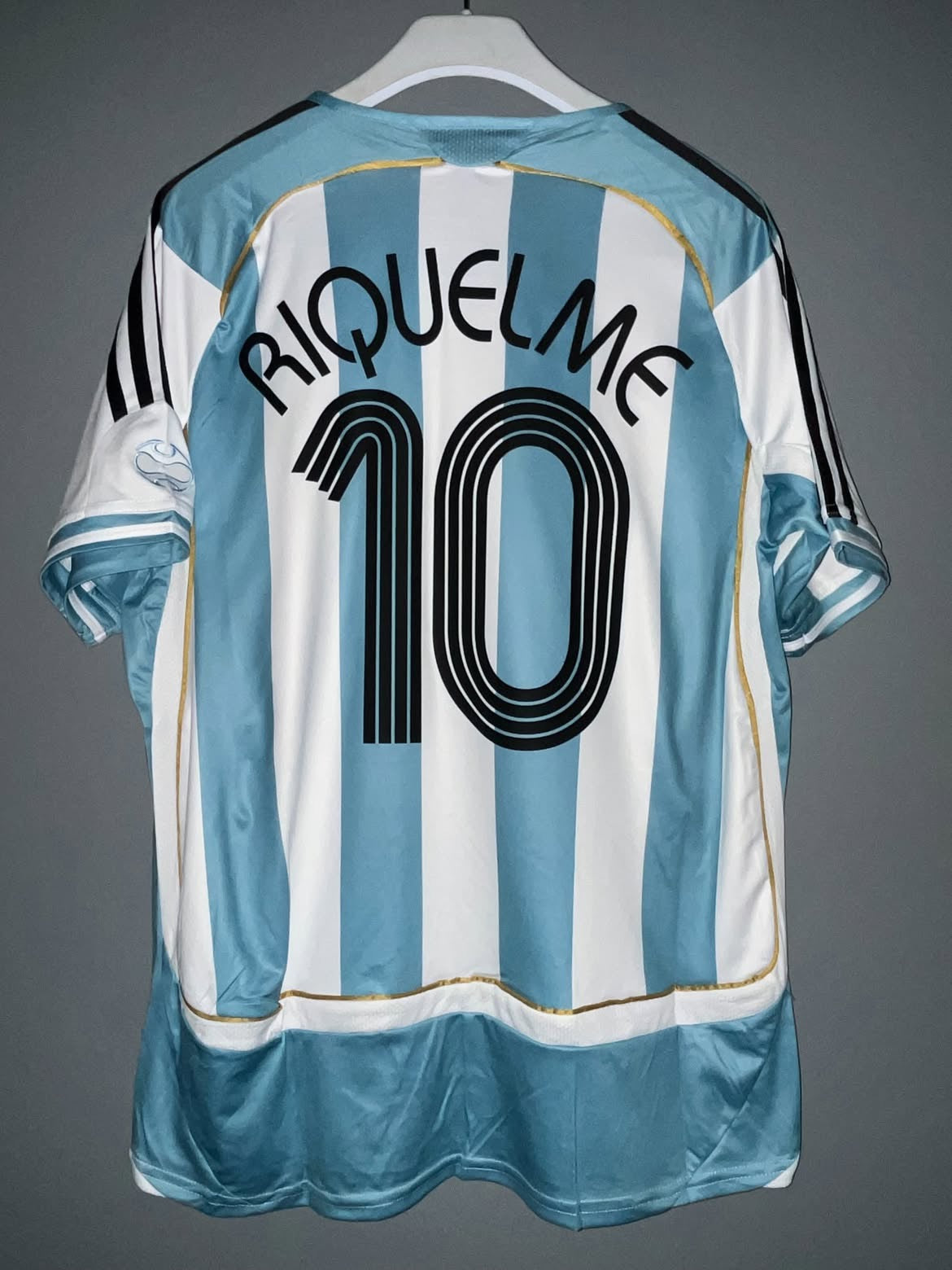 Juan Roman Riquelme #10 Argentina Home Jersey World Cup 2006 – Retro Football Shirt